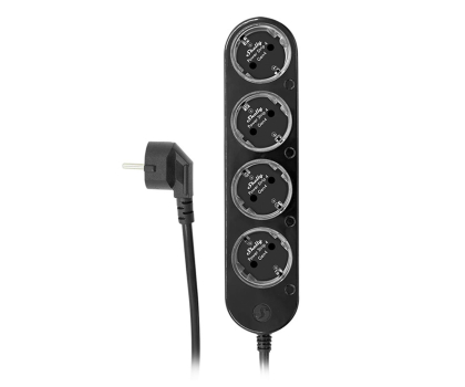 Gniazdko inteligentne Shelly Smart Listwa zasilająca 12A Power Strip 4 Gen4 Zigbee/Matter